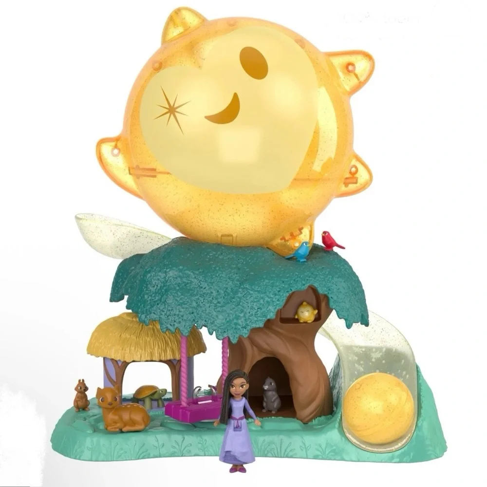 NEW Disney Wish Asha Doll Magical Star Playset Surprise Animals Kids Toy Gift